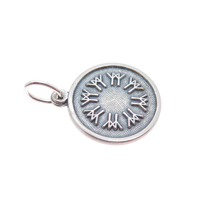 SJC SUNDANCER 925 Sterling Old Stock Vintage Snowflake Minimalist Charm Pendant