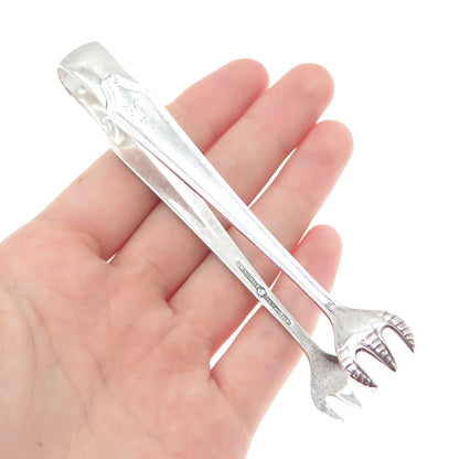INTERNATIONAL SILVER 925 Sterling Antique 1921 Rosalind Sugar Tongs 4"