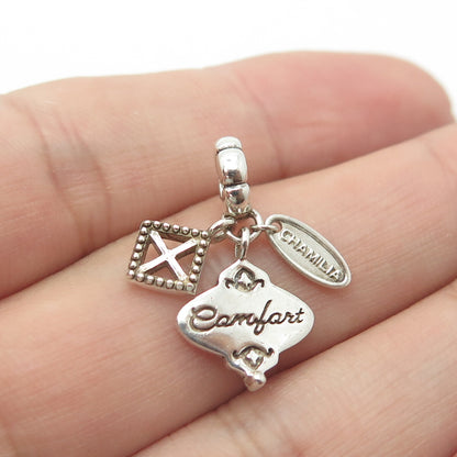 925 Sterling Silver Chamilia "Comfort" 3-Piece Charm