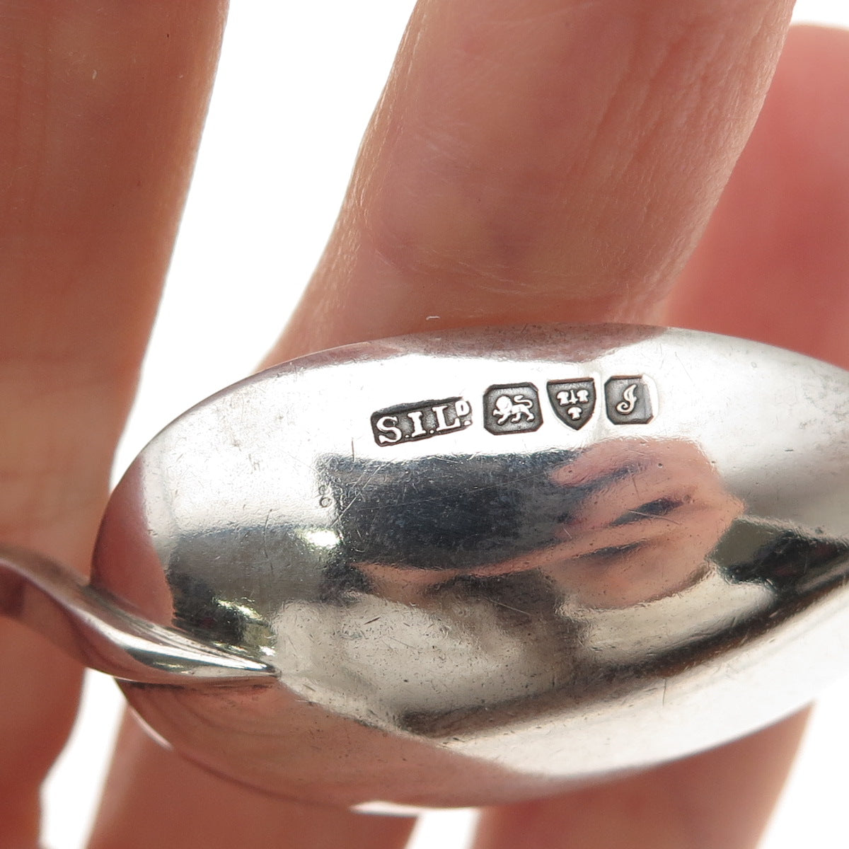 Stokes & Ireland 925 Sterling Silver Antique 1909 Dum Spiro Spero Coffee Spoon