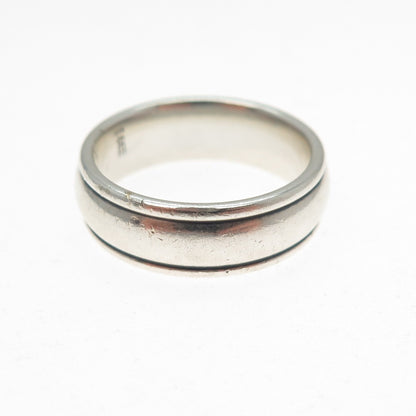 JAMES AVERY 925 Sterling Silver Vintage Wedding Band Ring Size 7