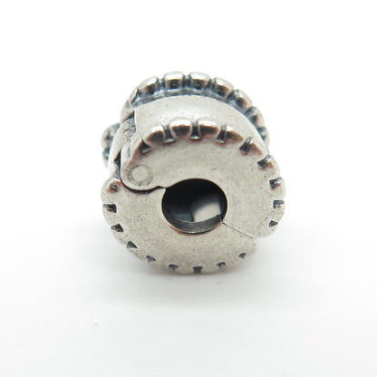 PANDORA 925 Sterling Silver Beveled Clip Charm