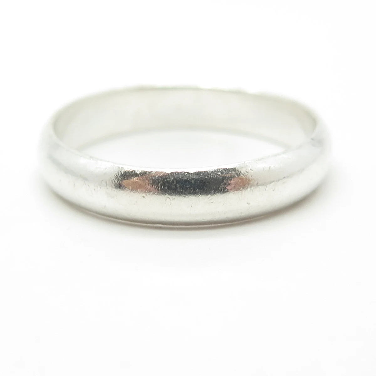 925 Sterling Silver Vintage Classic Band Ring Size 12.75