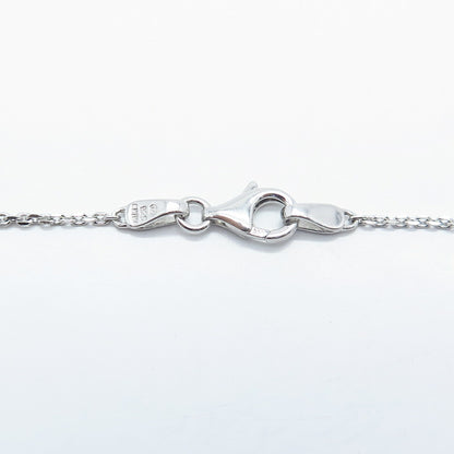 925 Sterling Silver Rolo Chain Necklace 18"