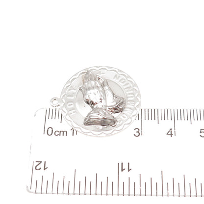 Spencer 925 Sterling Silver Vintage Holy Communion Charm Pendant