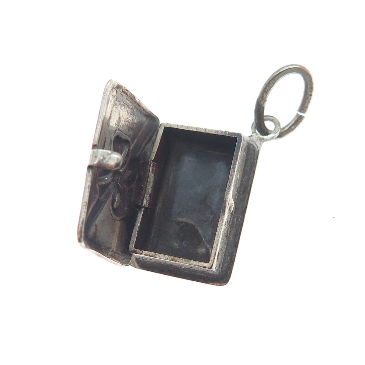 BEAU 925 Sterling Silver Antique Sweet For The Sweet Box Minimalist Pendant