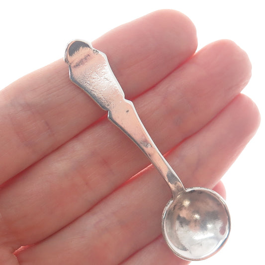 ELGIN 925 Sterling Silver Antique Art Deco Salt & Spices Spoon