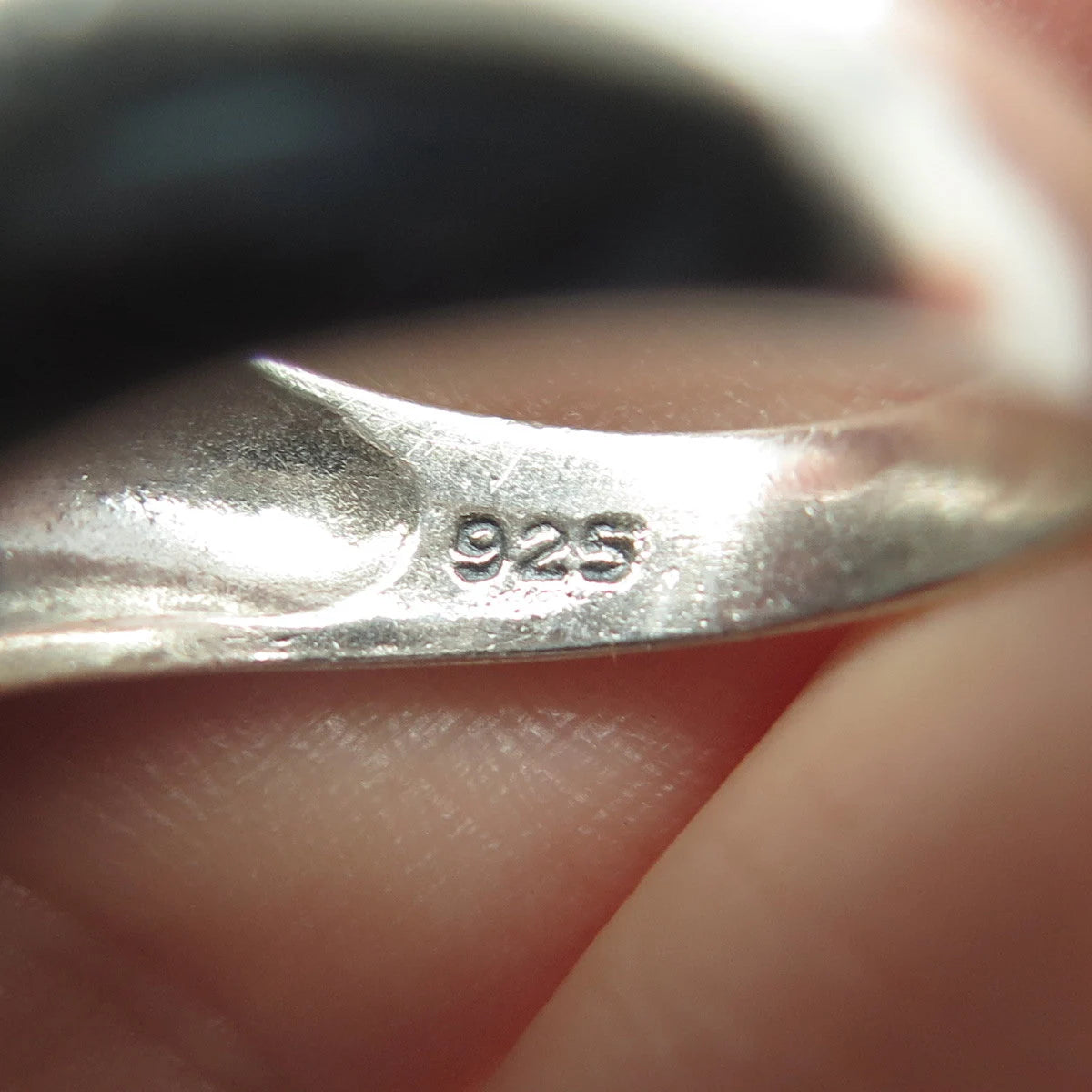 925 Sterling Silver Vintage Swirl Heart Dome Ring Size 6.75
