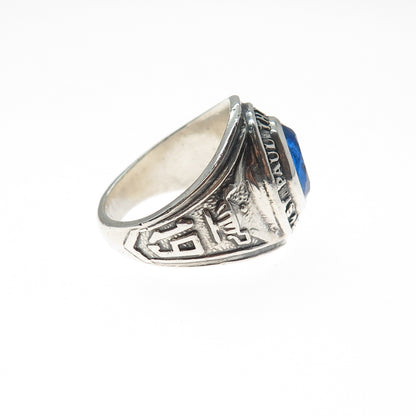 925 Sterling Silver Vintage 1971 C Z St. Paul The Apostle School Ring Size 7.75