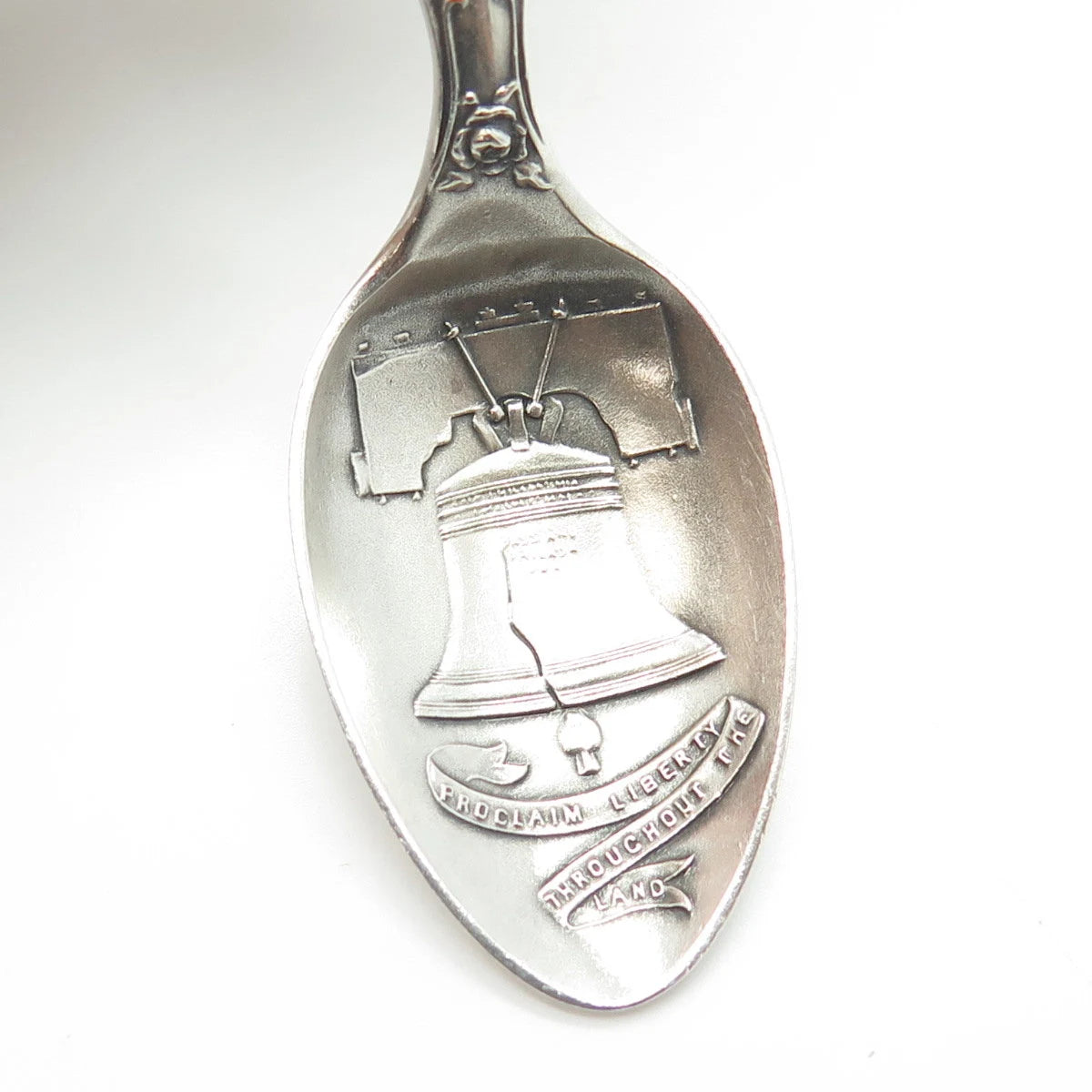 925 Sterling Silver Antique Art Deco Victor Seidman Mfg. Co. Liberty Bell Spoon