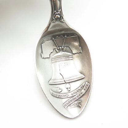 925 Sterling Silver Antique Art Deco Victor Seidman Mfg. Co. Liberty Bell Spoon
