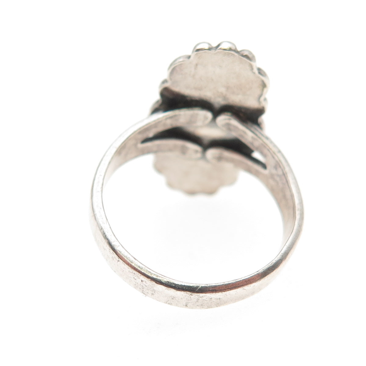 Bell Trading Post Old Pawn 925 Sterling Silver Vintage Turquoise Ring Size 5