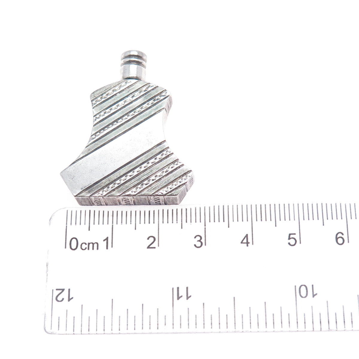 916 Silver Antique Art Deco European Perfume Bottle