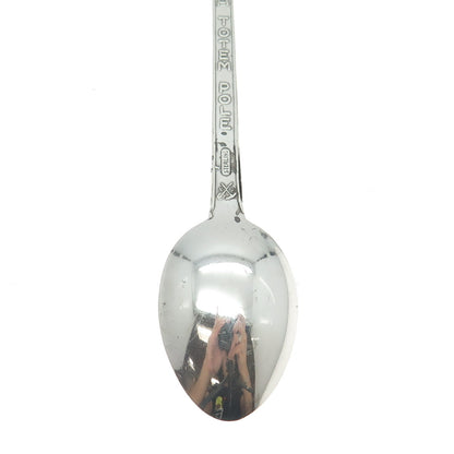 JOSEPH MAYER 925 Sterling Silver Antique Art Deco Alaska Totem Pole Coffee Spoon