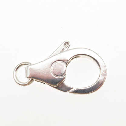 925 Sterling Silver Italy Bracelet / Necklace Lobster Lock Clasp