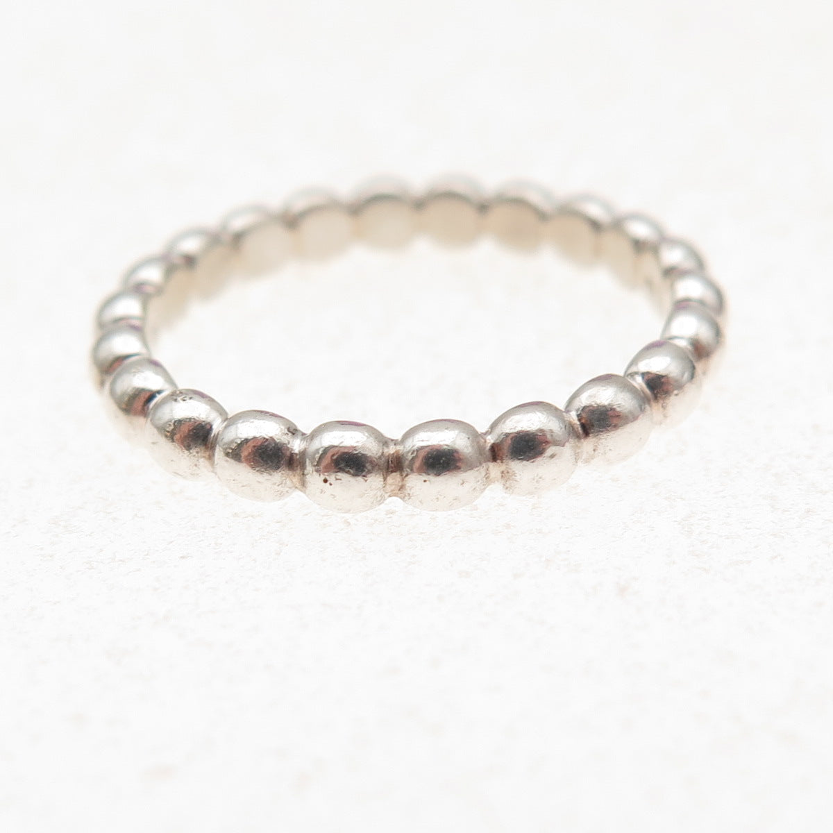 Mejuri 925 Sterling Silver Bubble Band Ring Size 7