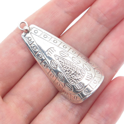SILPADA 925 Sterling Silver Vintage Tribal Drop Pendant