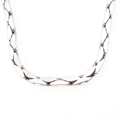 Orlando Orlandini UnoAErre 925 Sterling Silver Vintage Italy Chain Necklace 16"