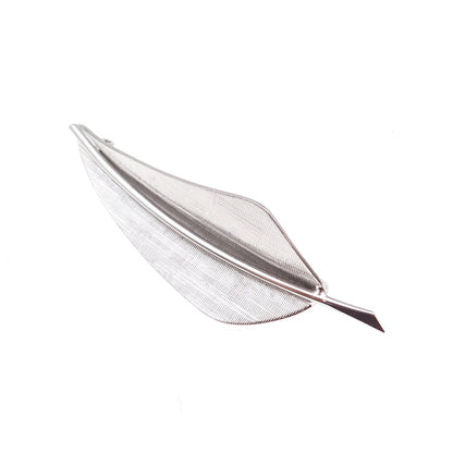 Winard 925 Sterling Silver Vintage Feather Pin Brooch