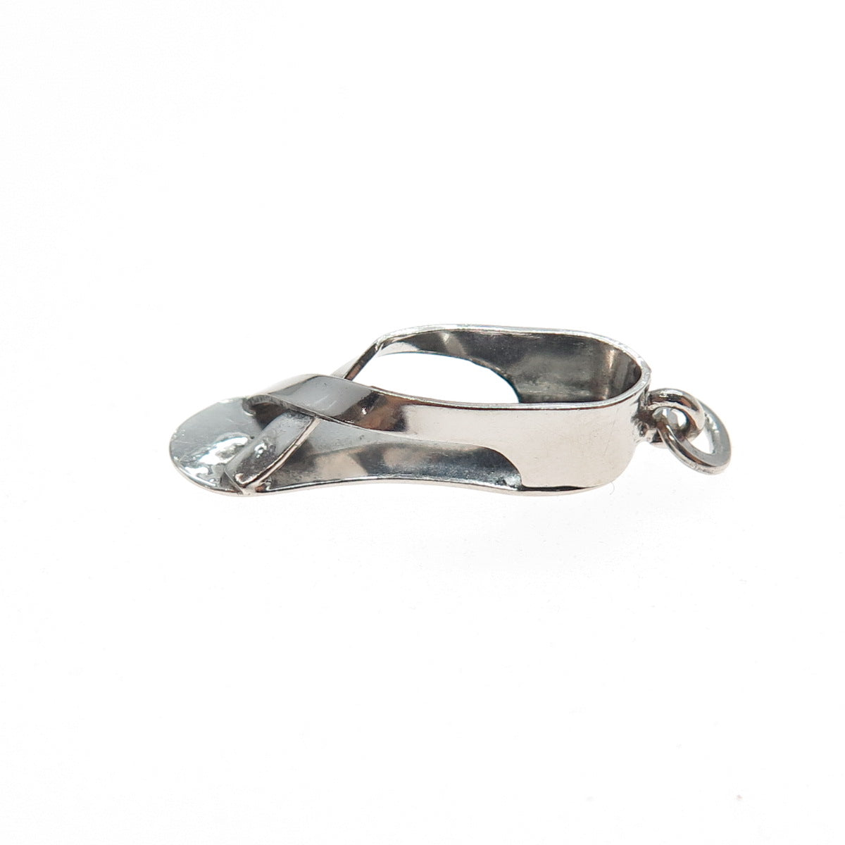 Joseph M. Shanholtz 925 Sterling Antique Art Deco Shoe Oxidized Mini 3D Pendant