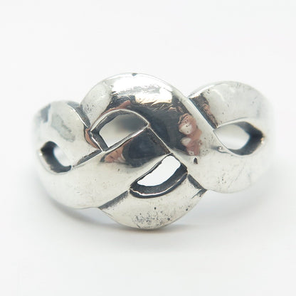 925 Sterling Silver Vintage Celtic Ring Size 11.75