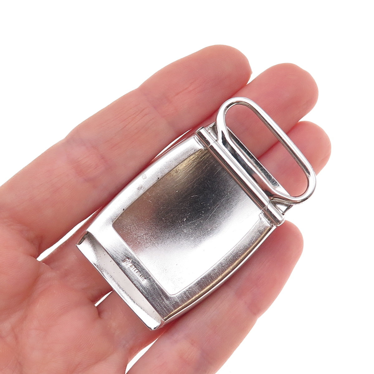 B.A. Ballou 925 Sterling Silver Vintage Belt Buckle