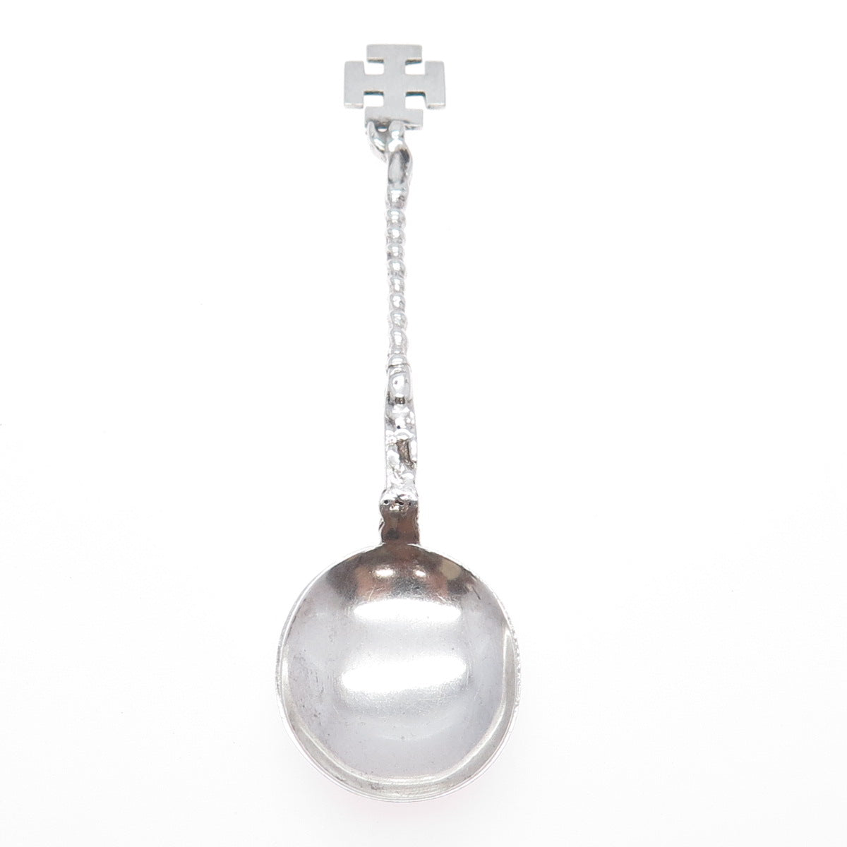 Stokes & Ireland Ltd Sterling Silver Antique 1897 Chester Cross Dessert Spoon