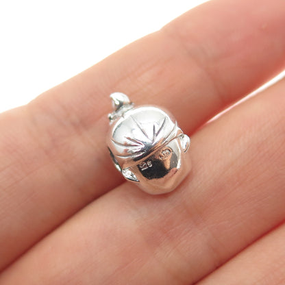Reflection Beads 925 Sterling Silver Little Girl's Head Slide Bead Charm