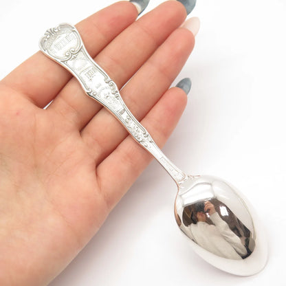 925 Sterling Silver Antique Mechanic Co. St. Paul 's Church Spoon