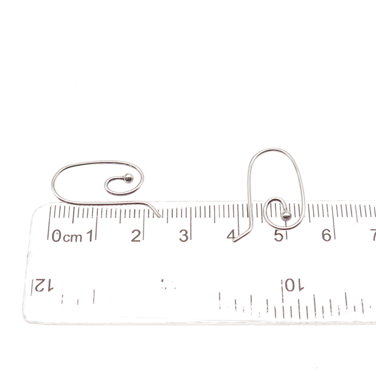 Pandora 925 Sterling Silver Spiral Hook Charm Holder Earrings