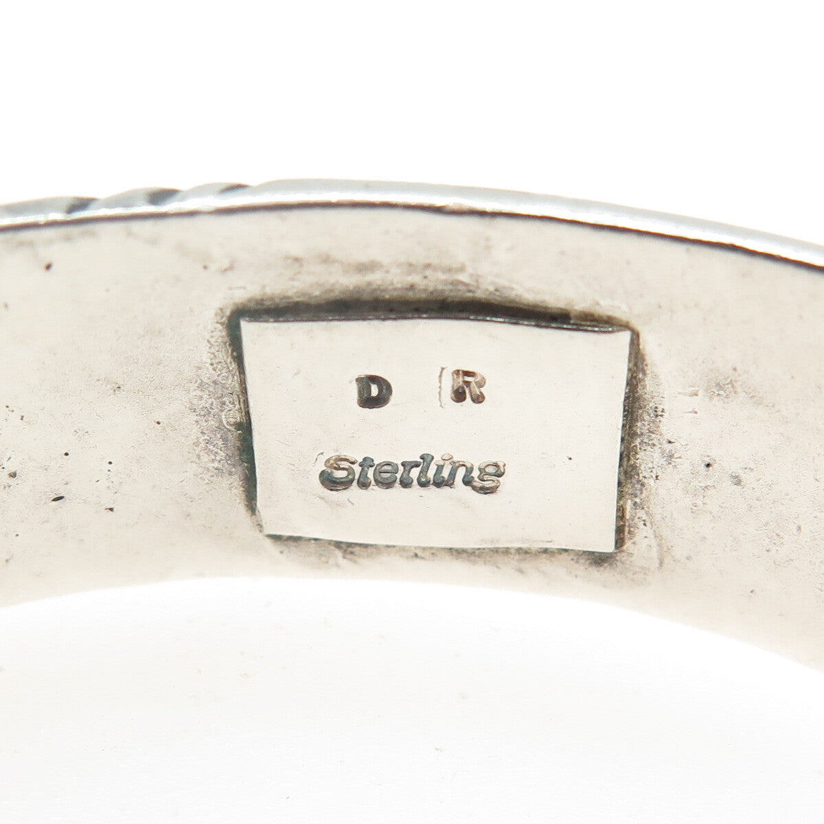 DENNIS RAMONE Old Pawn 925 Sterling Silver Mountains Adjustable Bracelet 6.75"