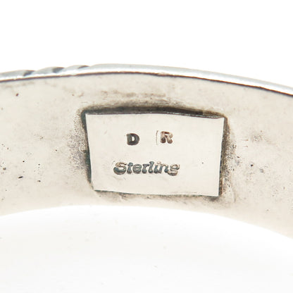 DENNIS RAMONE Old Pawn 925 Sterling Silver Mountains Adjustable Bracelet 6.75"