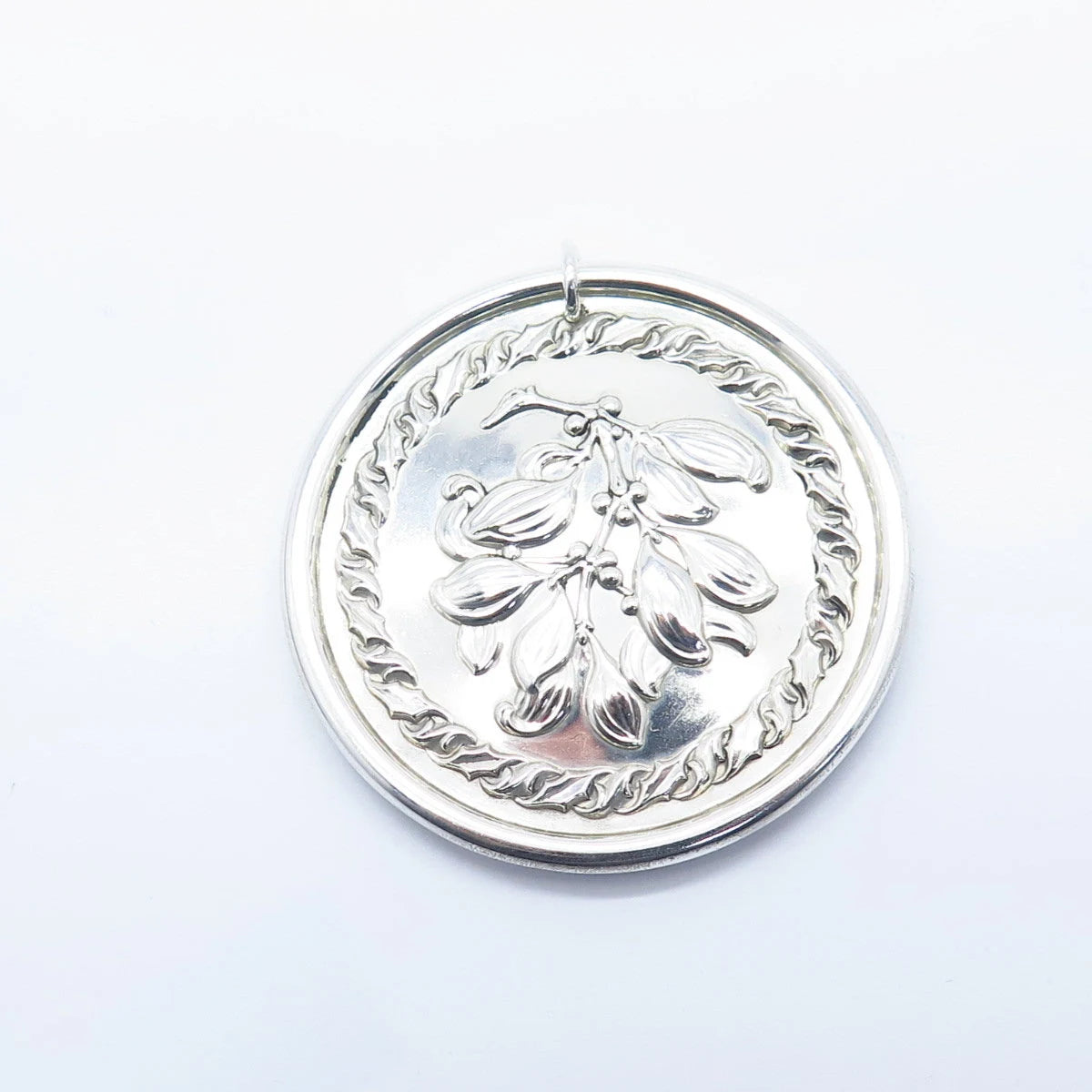 925 Sterling Silver Vintage Lunt 1976 Floral Ornament