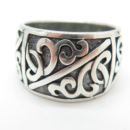 925 Sterling Silver Vintage "Majapahit Soldier" Ring Size 9.25