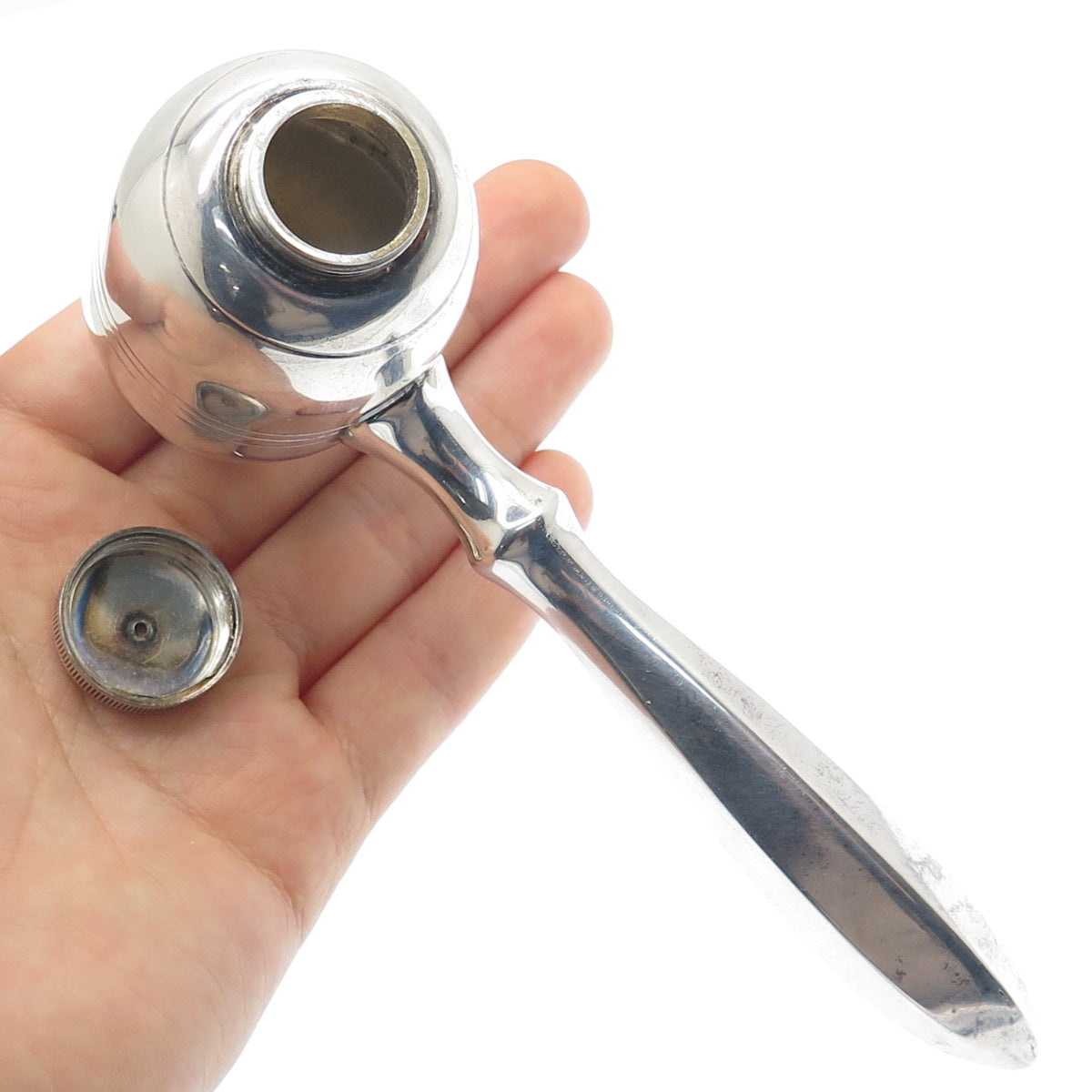 925 Sterling Silver Antique Art Deco Gavel Salt & Pepper Shaker