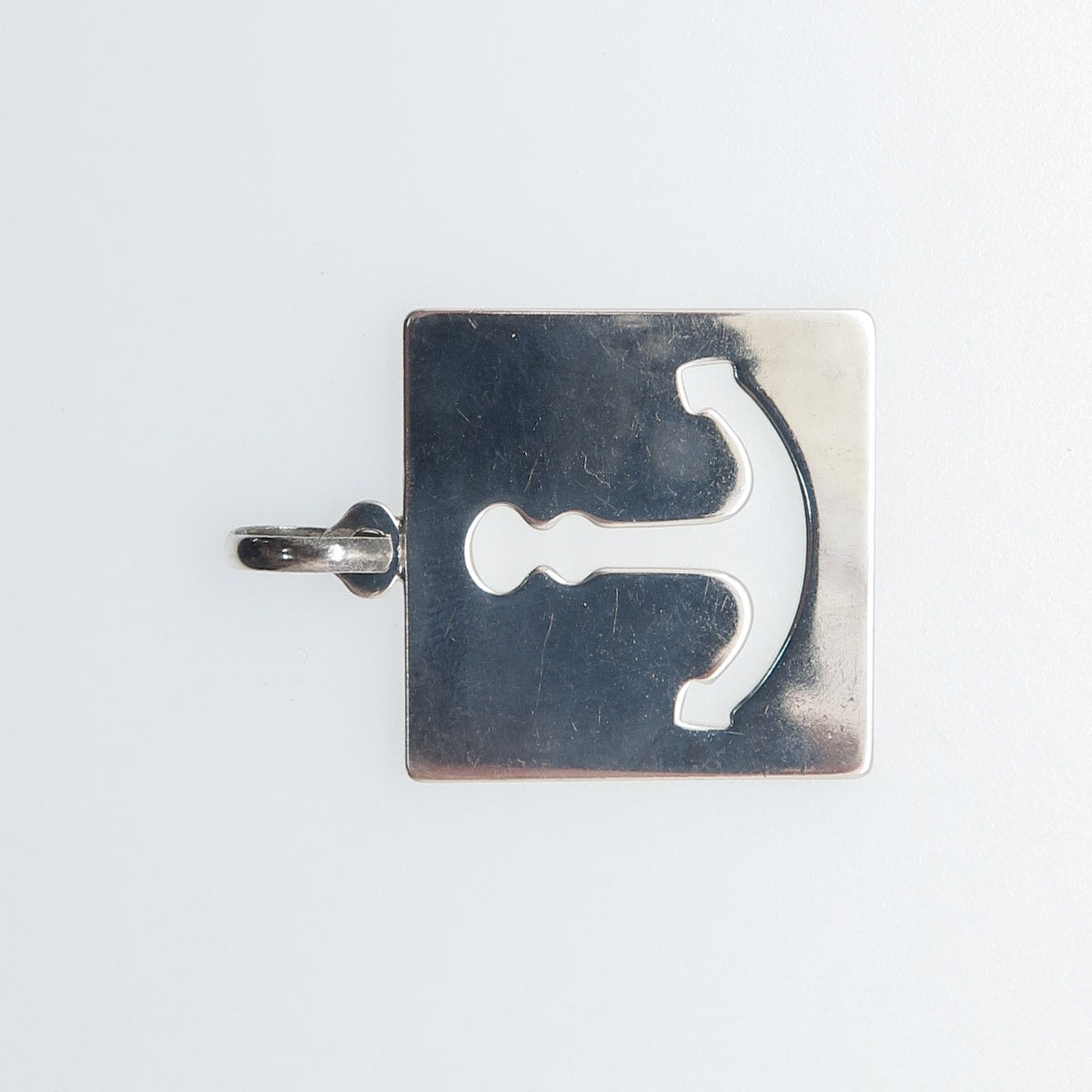 UNOAERRE 800 Silver Vintage Italy Anchor Charm Pendant