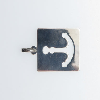 UNOAERRE 800 Silver Vintage Italy Anchor Charm Pendant