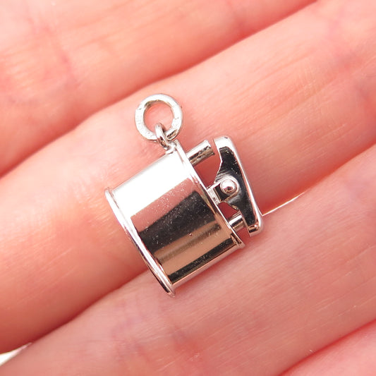 Art's Elegance Sterling Silver Antique Art Deco Cigarette Lighter Charm Pendant