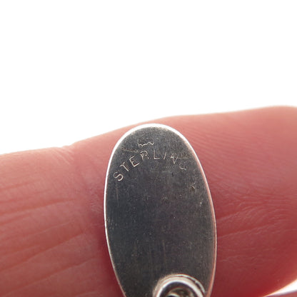 Maisels Indian Post 925 Sterling Vintage Turquoise Wagon 3D Mini Charm Pendant