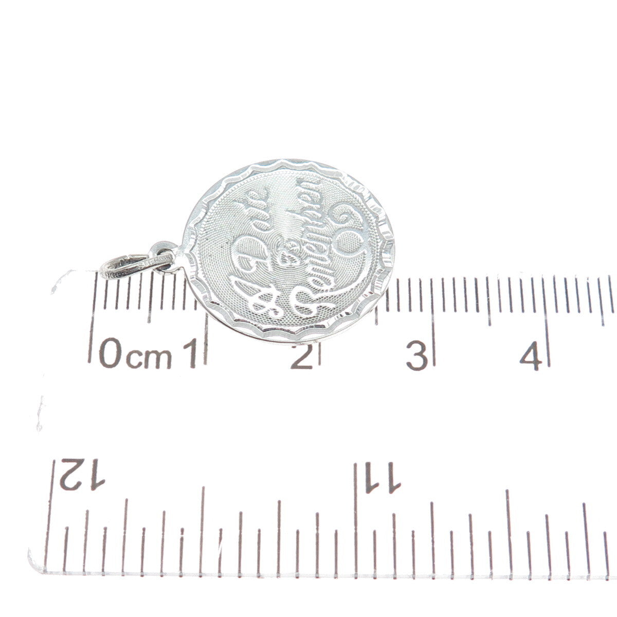 925 Sterling Silver Vintage "A Date To Remember" Charm Pendant