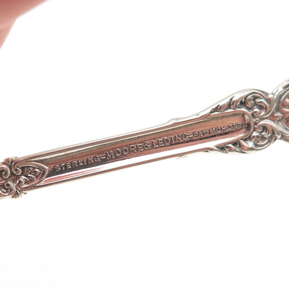 Moore & Leding 925 Sterling Silver Antique 1891 Mount Vernon Coffee Spoon