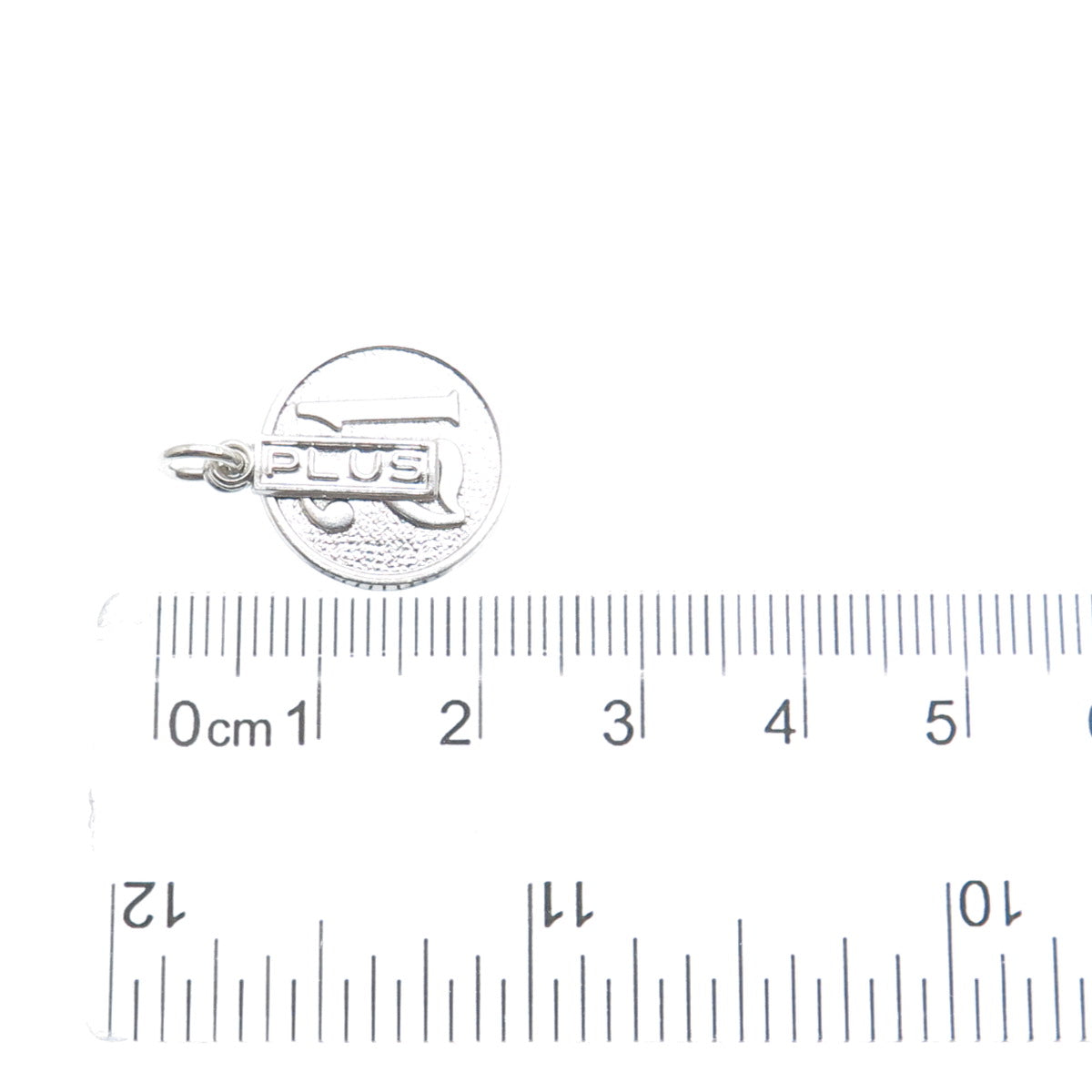 WELLS 925 Sterling Silver Vintage 21 Plus Minimalist Charm Pendant