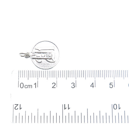 WELLS 925 Sterling Silver Vintage 21 Plus Minimalist Charm Pendant