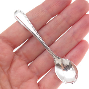 Webster Co. 925 Sterling Silver Antique Art Deco Salt & Spices Spoon