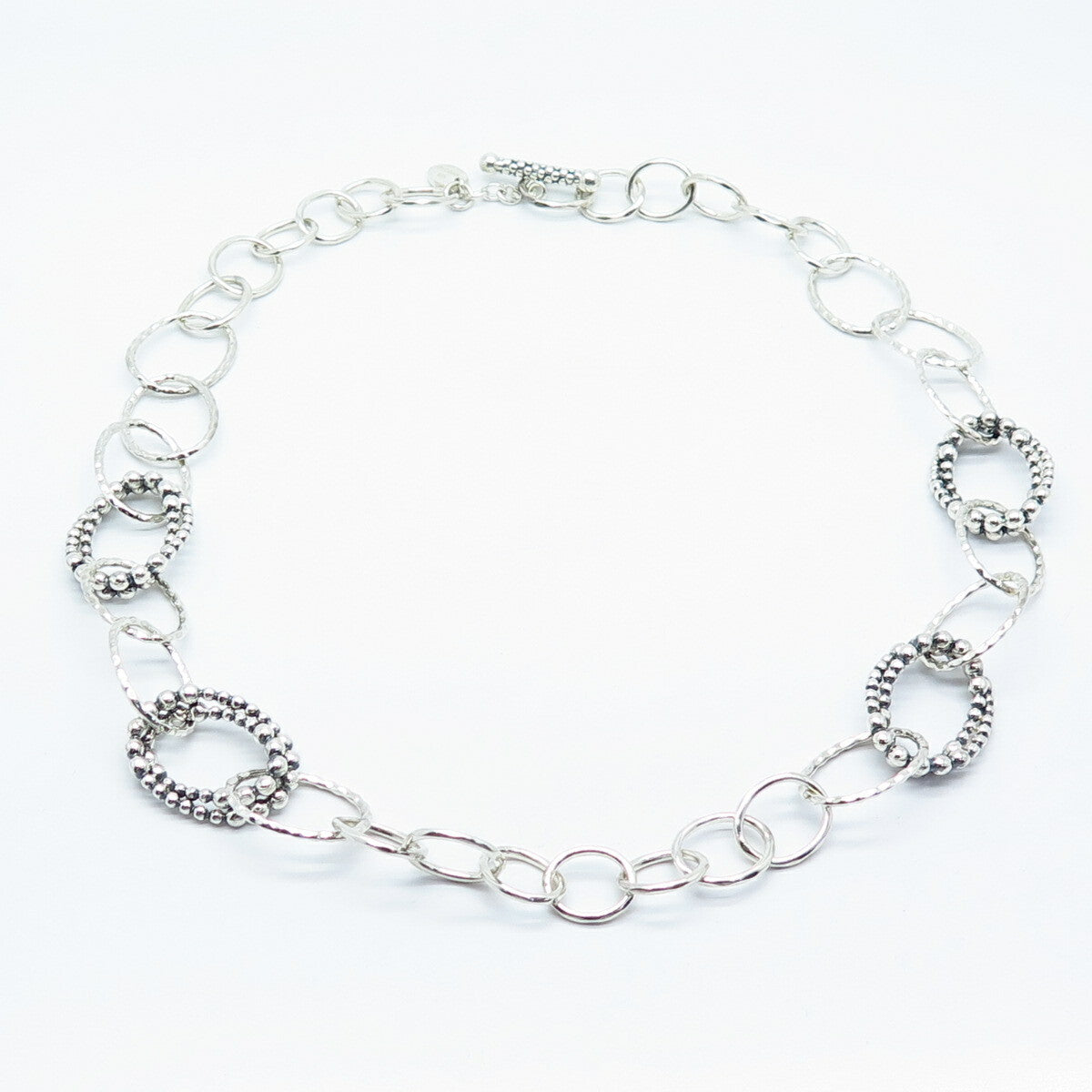 925 Sterling Silver Michael Dawkins Rolo Chain Necklace 18"