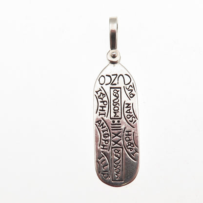 925 Sterling Silver Vintage Peruvian Cuzco Charm Pendant