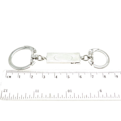 LAMODE 925 Sterling Silver Vintage USA Double Key Ring Holder