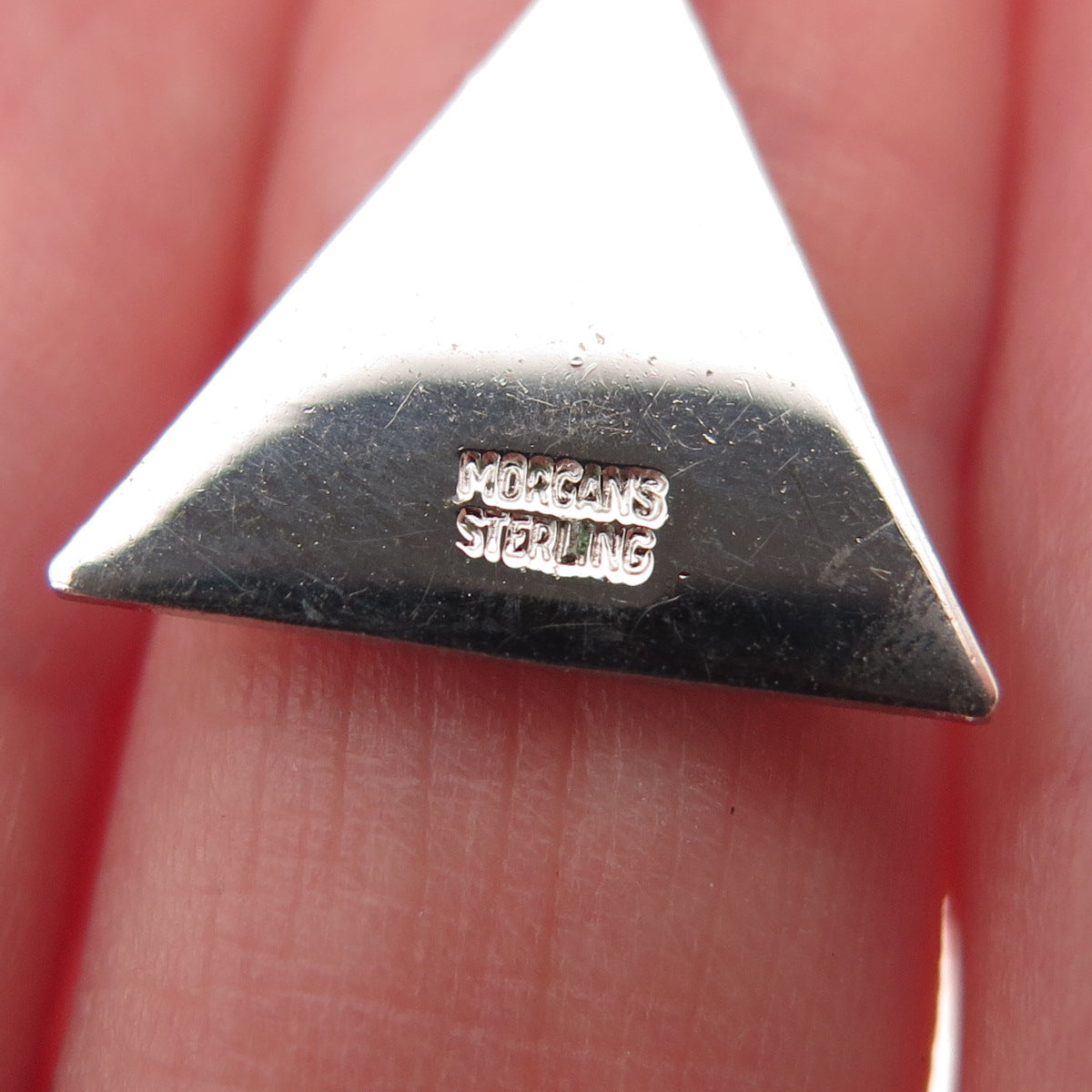 Morgans Sterling Silver Vintage Job’s Daughters Senior Princess Charm Pendant
