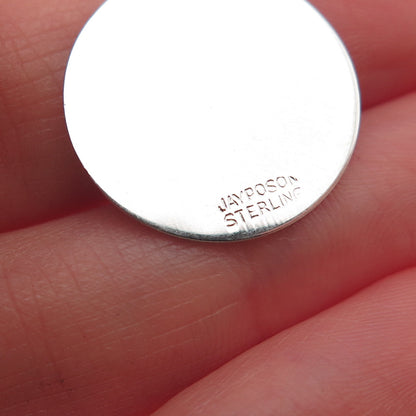 JAY POSON 925 Sterling Silver Vintage Tuesday's Child Charm Pendant