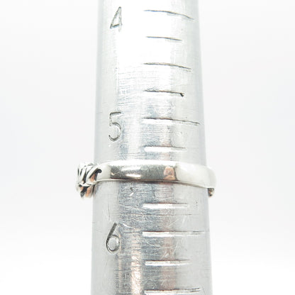 925 Sterling Silver Vintage Friendly Dolphin Ring Size 5.5